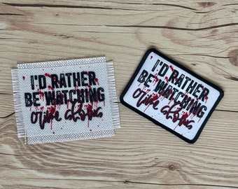 I'd rather be watching crime shows patch