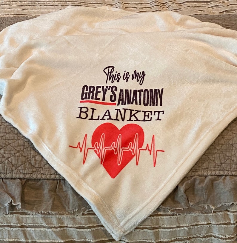 This is my Grey's Anatomy blanket Etsy.de