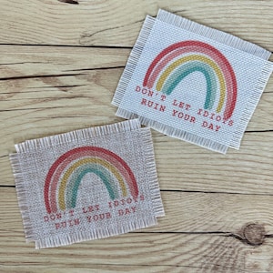 Don't Let Idiots Ruin Your Day hat patch