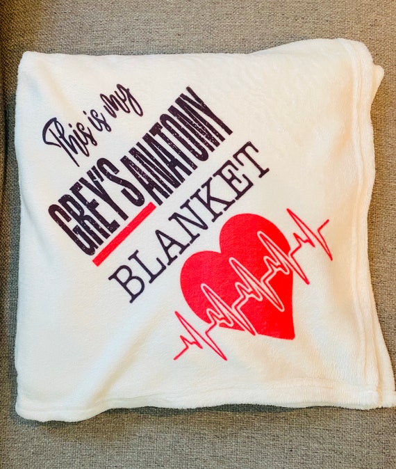 This is my Grey's Anatomy blanket Etsy