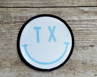 Texas round patch