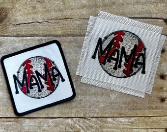 Baseball Mama patch