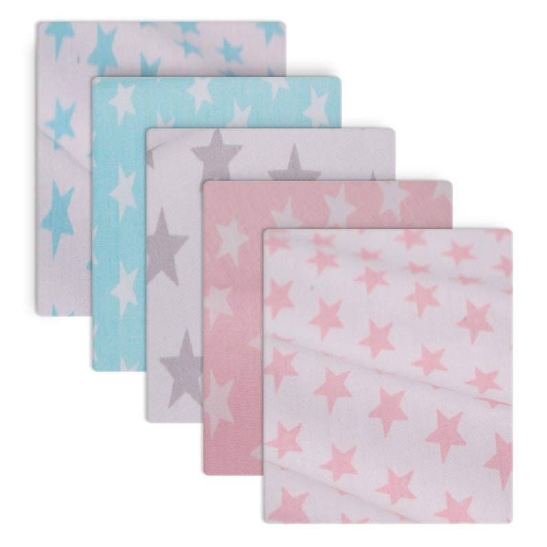 Solid Color Star Pattern 100/% Cotton Fabric by Half Yard for Cloth Sewing DIY Crafts Pillows