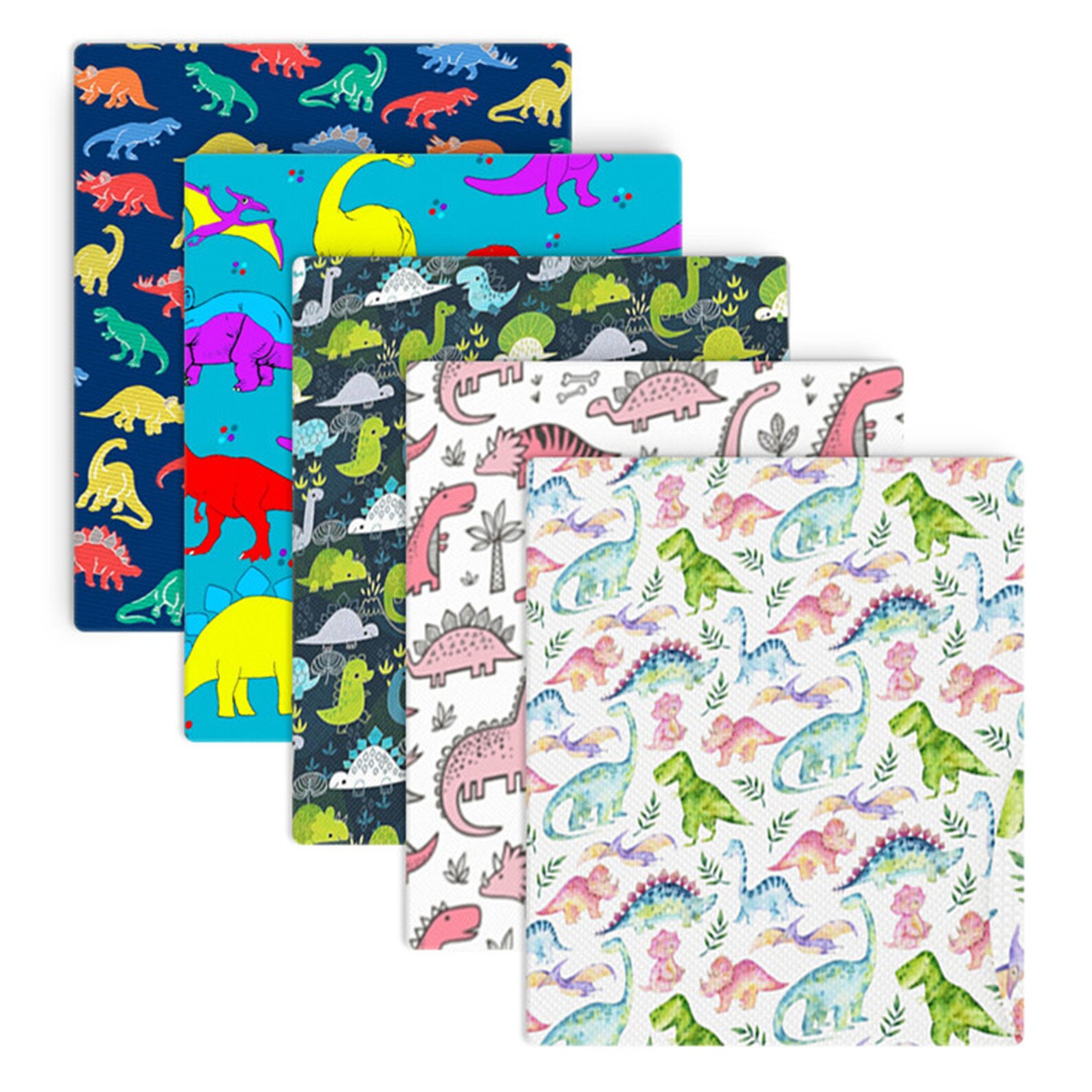 Multipattern Dinosaur Printed 100 Cotton Fabric by Half Yard Etsy