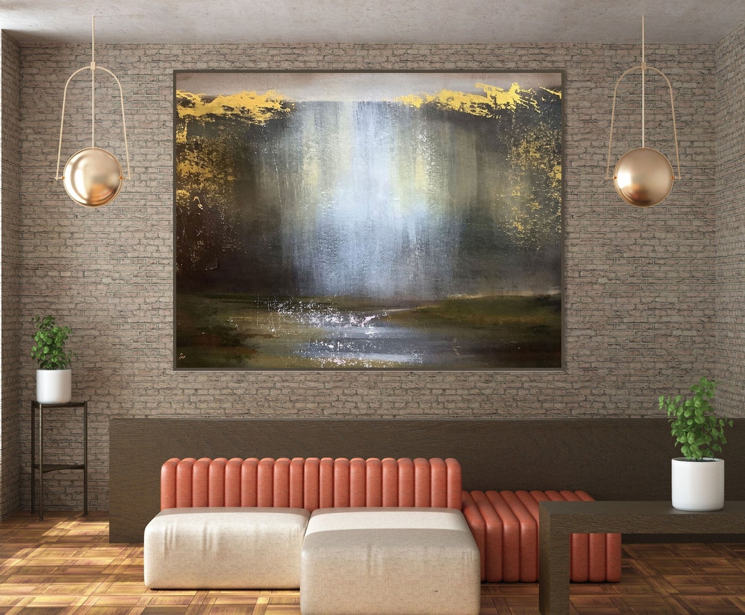 Extra Large Oil Paintings on Canvas Modern Wall Art Original Etsy