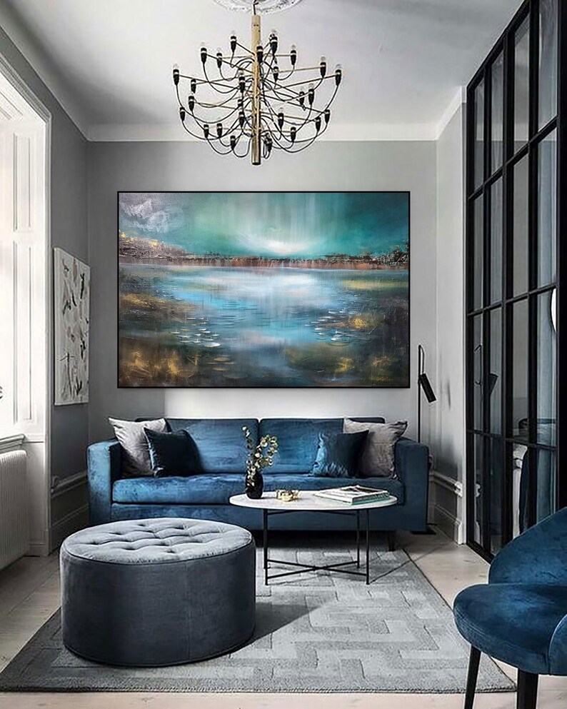 Extra Large Wall Art Landscape Painting Oversized Paintings Etsy UK