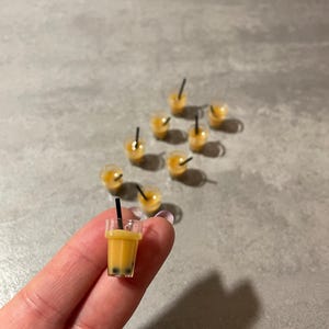 Maileg Maus Zubehör. Wichtel Zubehör. Puppenhaus Miniatur.  Kleines Spielzeug. 6-Zoll-Maus. Miniatur Kaffee  Bubble Tee Milchshake Smoothie
