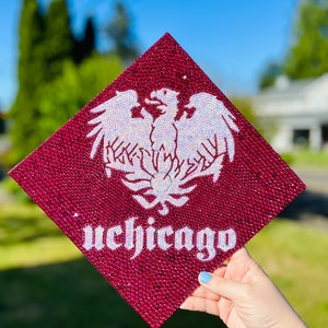 Custom Rhinestone Graduation hat