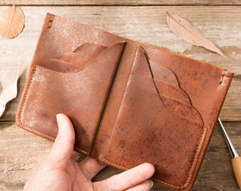 Mens Wallet, Personalized Wallet, Leather Wallet, Boyfriend Gift for Men, Men Gift for Him, Anniversary Gift for Man, Gift for Dad