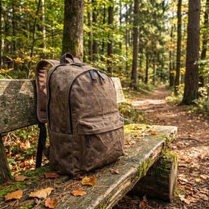Canvas Backpack, Hiking Backpack, Adventure, Small Backpack, School Backpack, Backpack Men, Backpack Women, Travel Bag image 15
