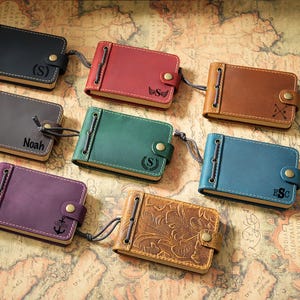 Mini cuaderno de cuero: diario de bolsillo para viajeros, bloc de notas de cuero personalizado, mini diario hecho a mano, cuaderno de bolsillo de piel de vaca genuina