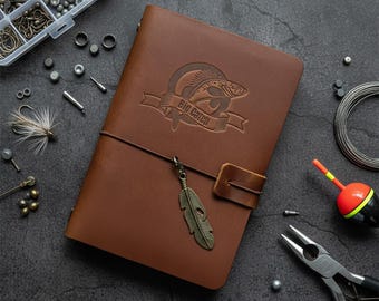 Personalized Fishing Journal | Custom Fishing Journal | Fishing gift | Fishing Logs | Fishing Journal Gift for Man | Fishing Lover Gift