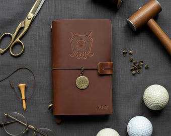 Custom Golfing Journal | Golf Log Book | Golf Logs | Golf Planner | Gifts for Golfing Lover | Golf Enthusiasts