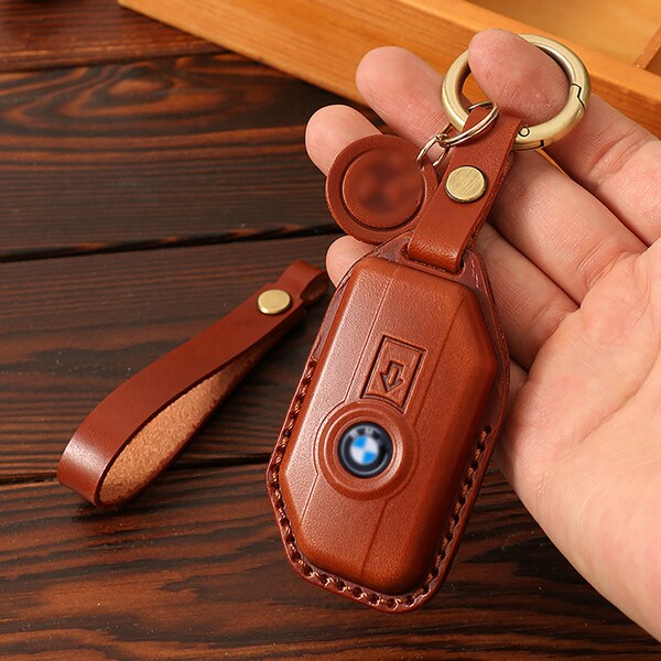 Leather Motorcycle Fob Holder Etsy