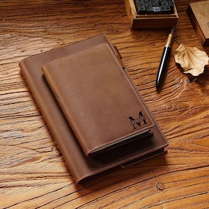 Personalized Leather Journal Notebook Diary, Leather Sketchbook, Travel Notebook, Corporate Gifts, Handmade Valentine’s Gift, Gift for Him