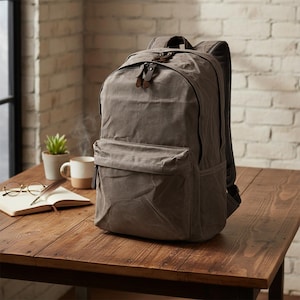 Canvas Backpack, Hiking Backpack, Adventure, Small Backpack, School Backpack, Backpack Men, Backpack Women, Travel Bag image 14