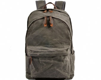 Mochila de lona, mochila de senderismo, aventura, mochila pequeña, mochila escolar, mochila de hombre, mochila de mujer, bolsa de viaje