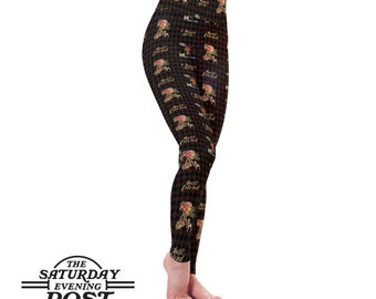 Saturday Evening Post - Best Friend Leggings *Discontinued*