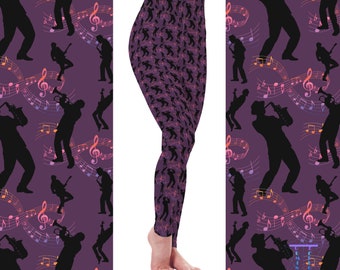 Taste of New Orleans - Jazz Leggings *Discontinued*