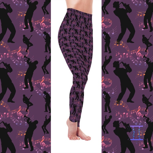 Taste of New Orleans - Jazz Leggings *Discontinued*