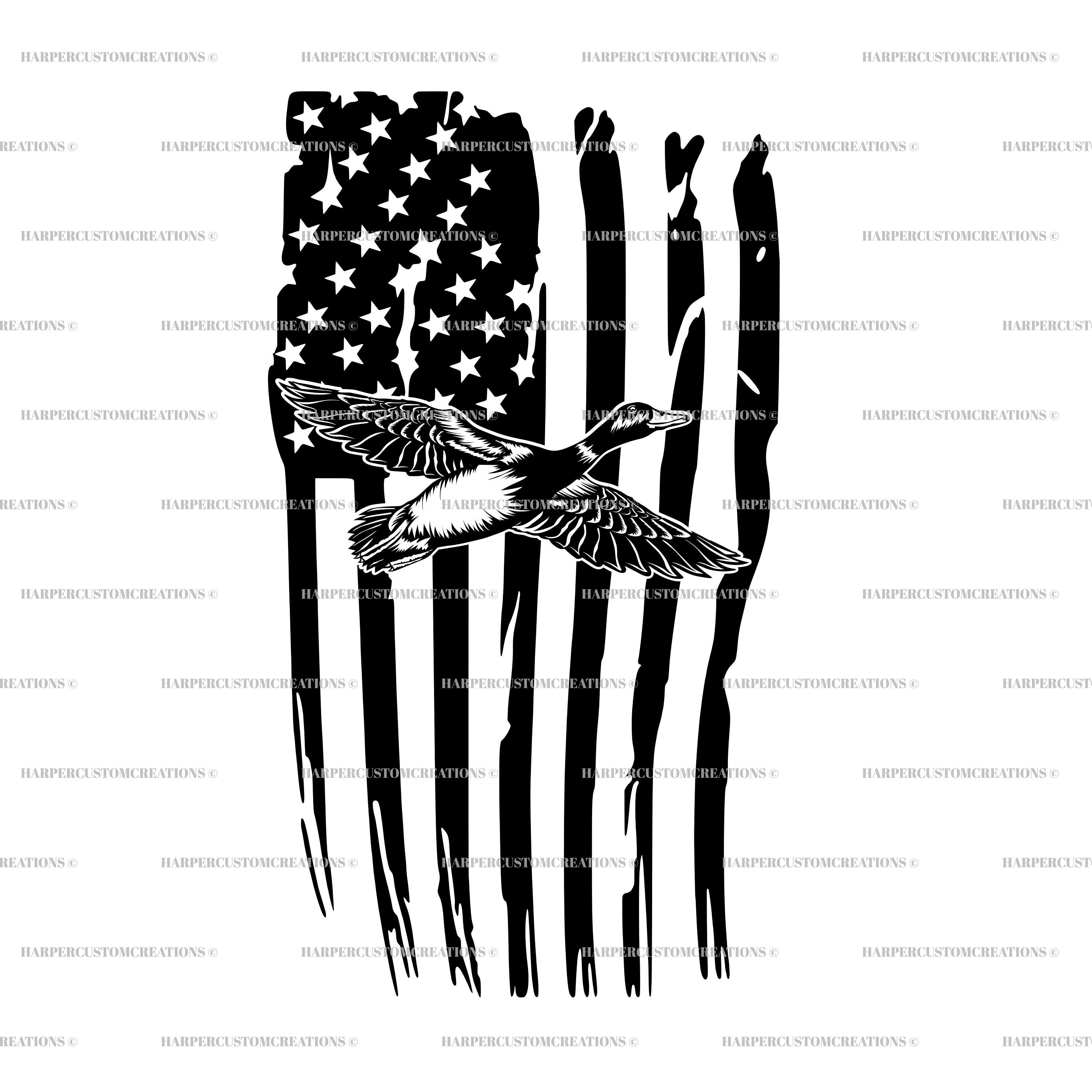 USA Duck SVG Distressed American Flag Duck SVG American - Etsy Singapore