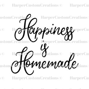 Le bonheur est svg fait maison, Svg à la maison, signe de crémaillère Svg, signe à la maison Svg, Svg de serviette de cuisine, Svg de conception d’oreiller, Svg de citation à la maison, Svg de cuisine