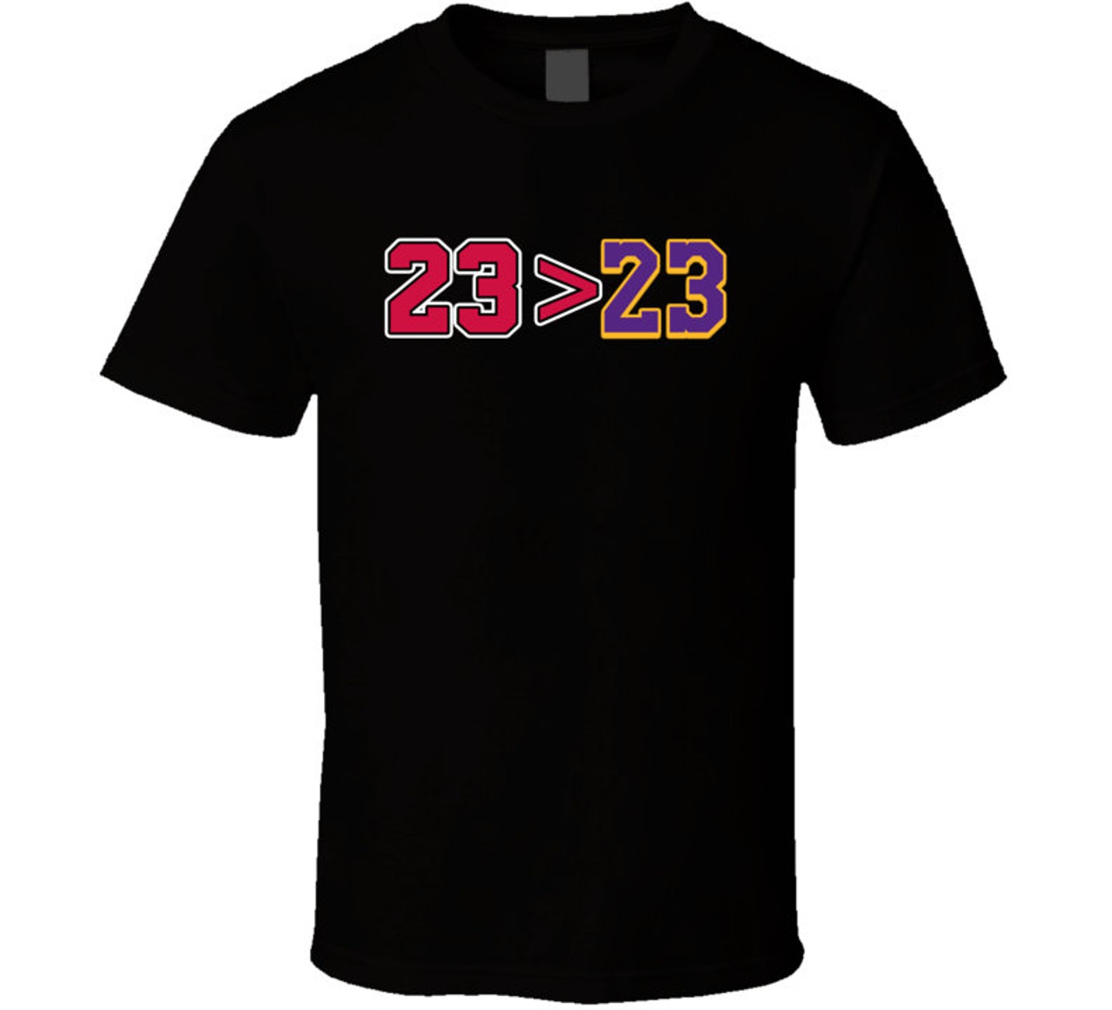 Michael Jordan Greater Than Lebron James Basketball Fan T Shirt - Etsy