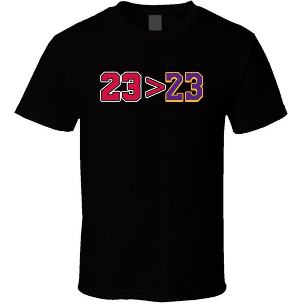 Michael Jordan Greater Than Lebron James Basketball Fan T Shirt