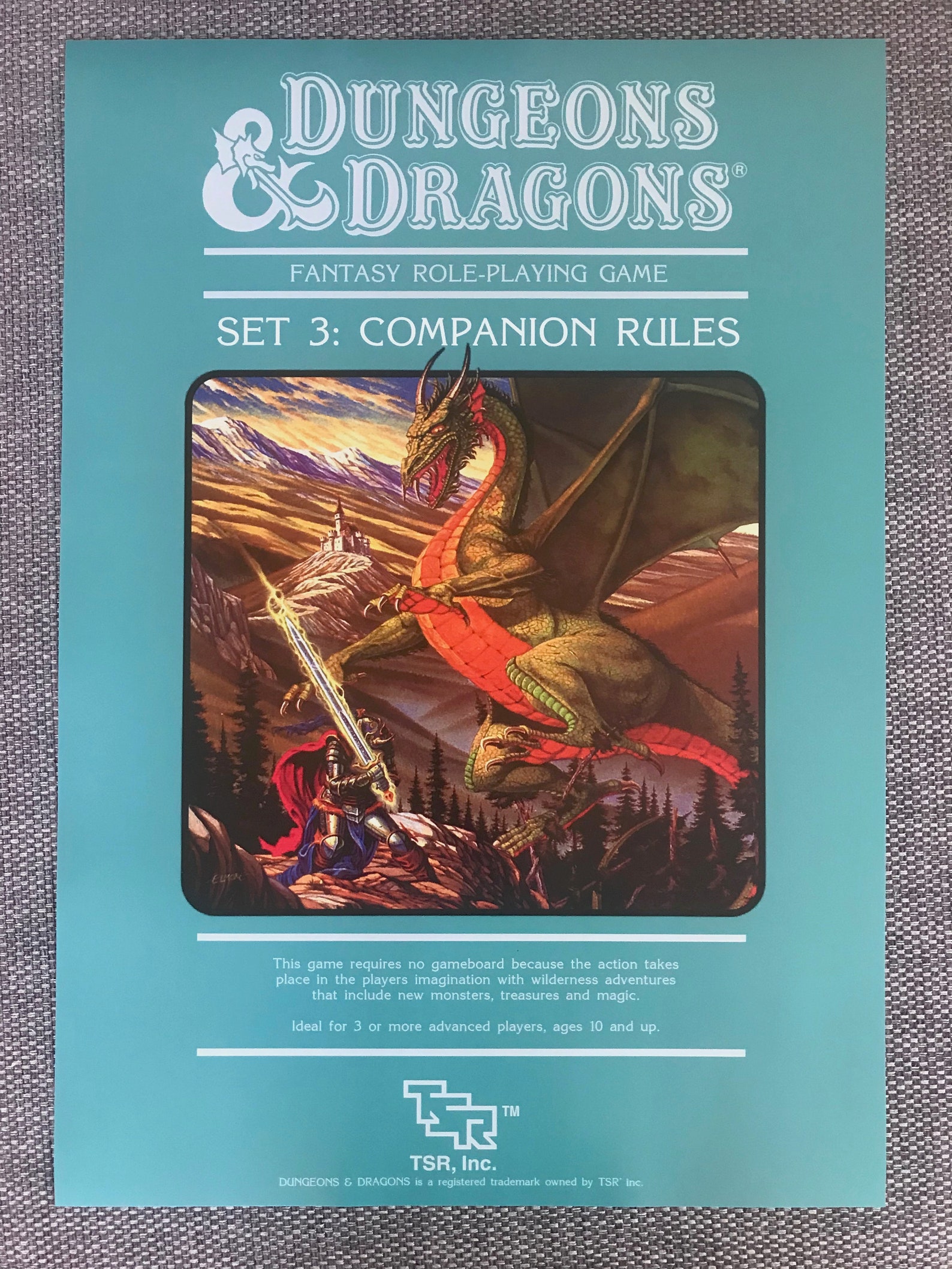 Dungeons and Dragons Set 3 Companion Rules A2 Reproduction Etsy