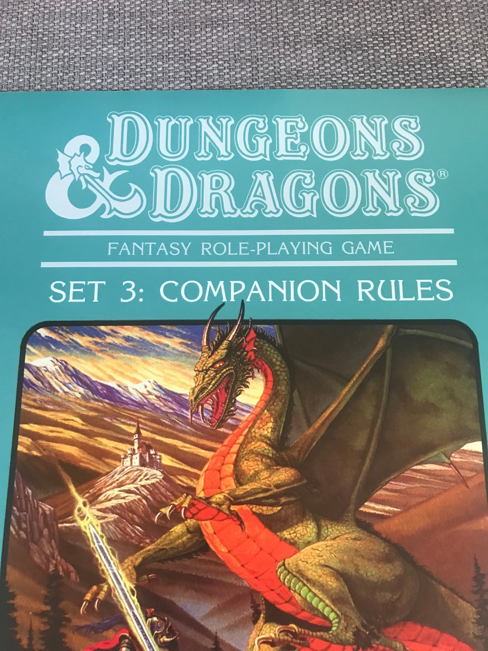Dungeons and Dragons Set 3 Companion Rules A2 Reproduction Etsy