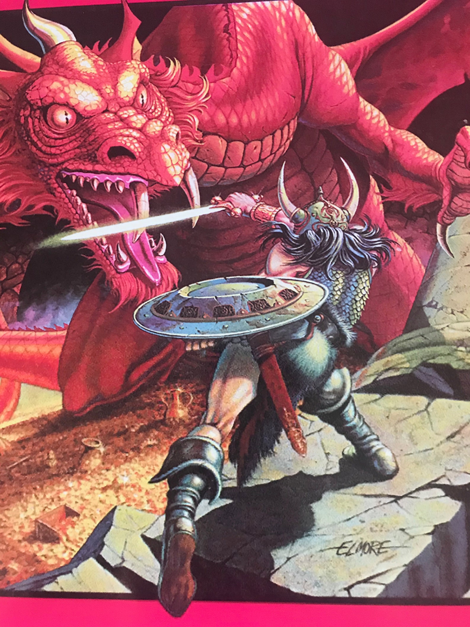 Dungeons & Dragons Set 1 Basic Rules A2 Poster Etsy Dungeons & Dragons Set 1 Basic Rules A2 Poster Etsy