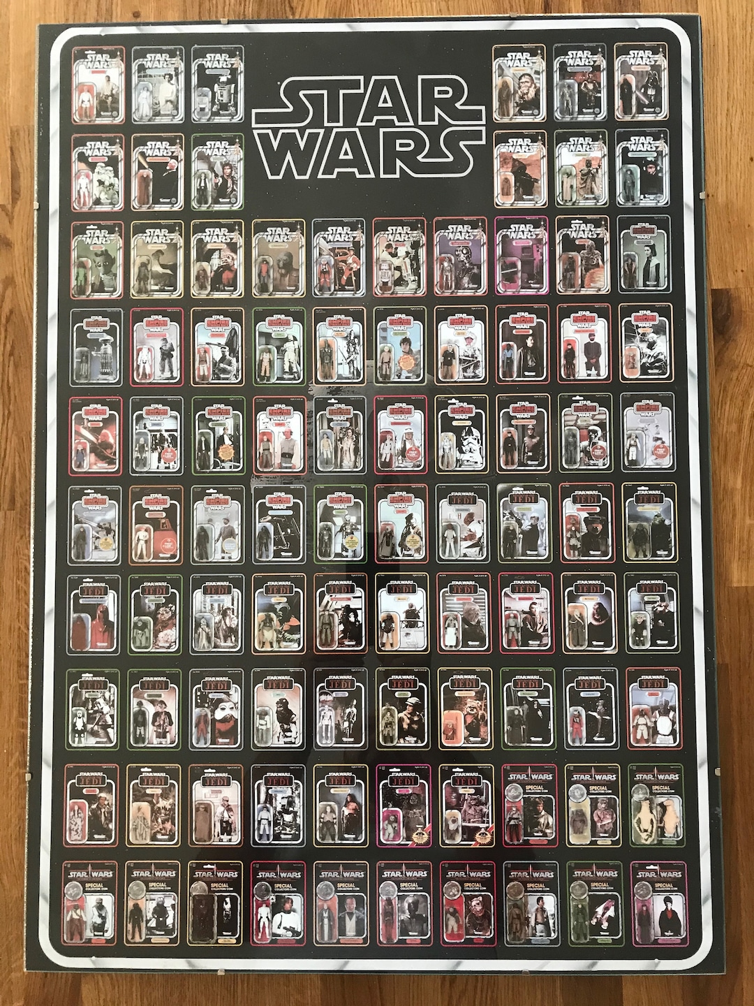 Star Wars Figures Checklist Poster A2 - Etsy UK
