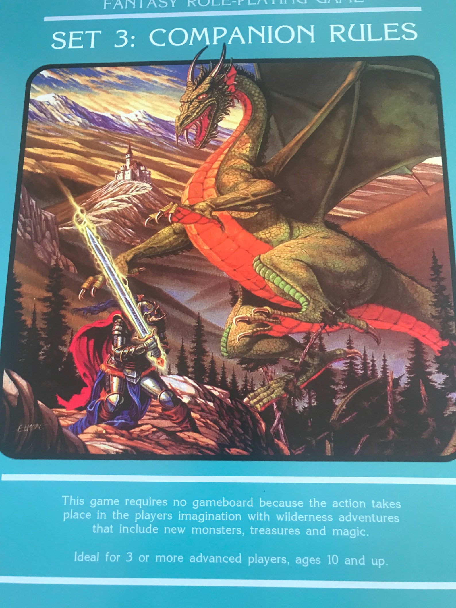 Dungeons and Dragons Set 3 Companion Rules A2 Reproduction Etsy