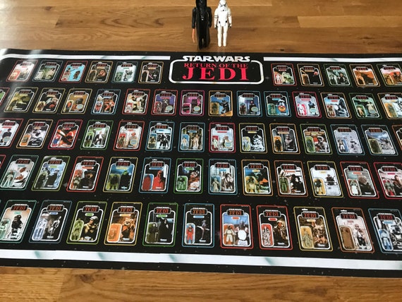 Star Wars Figures Checklist Poster 440mm X 910mm - Etsy