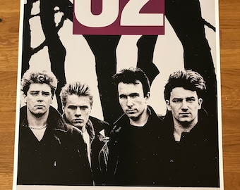 U2 the Unforgettable Fire Tour A2 Poster - Etsy