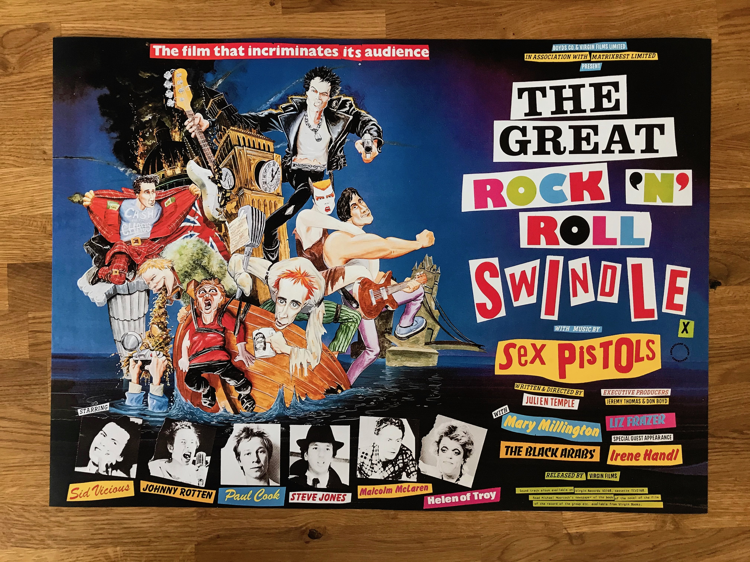 The Sex Pistols Great Rock And Roll Swindle A2 Print Etsy Uk 