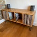 Handmade Large Record Player Stand - Industrial Vinyl Table/Media Hifi TV Unit Turntable Storage. Reclaimed Upcycled Scaffold Wood Furniture 