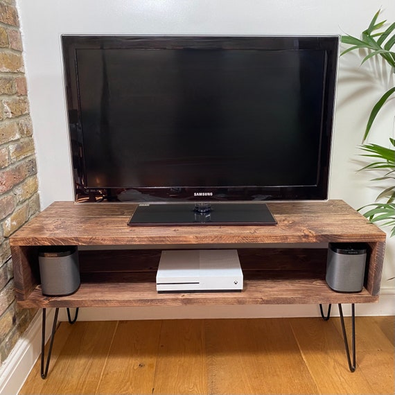 Walnut Tv Stand Handmade Rustic Media Unit Industrial Uk Walnut Tv Stand Handmade Rustic Media, Metal And Wood Tv Console Table Uk