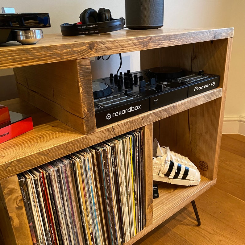 Handmade Record Player Stand / Vinyl / Sideboard With Etsy UK