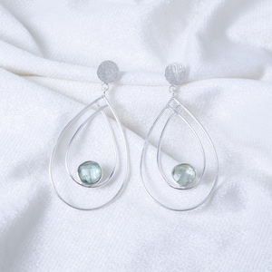Elegant Aquamarine Earrings, Blue Gemstone, Aquamarine Silver Studs, Gemstone Jewelry, 925 Sterling Silver, Birthstone Jewelry, Gift For Her