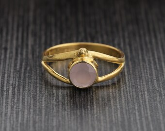 婚約指輪 ダイヤ リング イエローゴールドk10 ピンクカルセドニー ダイヤモンド エンゲージリング 指輪 透かし ミル打ち 10金 レディース セール SALE リング ゴールド イエローゴールドk10 ピンクカルセドニー