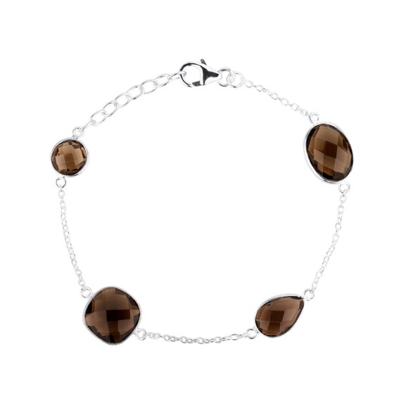 Smoky topaz bracelet sale