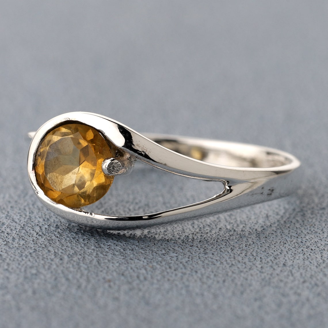 Citrine Ring Natural Citrine Ring Natural Citrine Gemstone Etsy UK