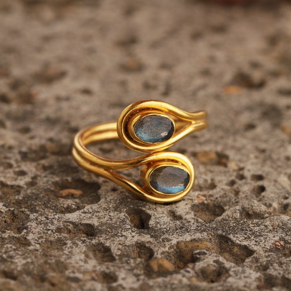 Bague labradorite reglable hot sale