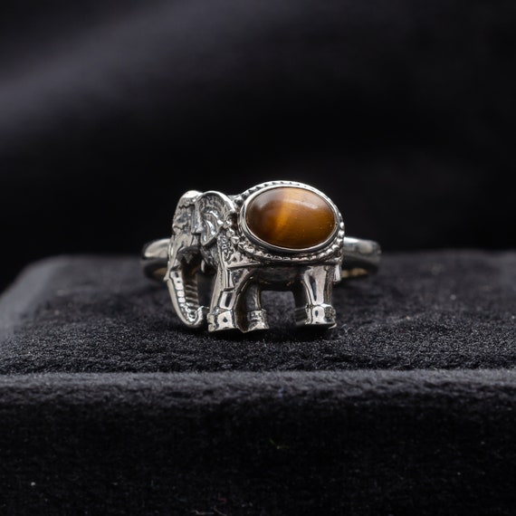 Pulsera Pelo De Elefante Anillo Elefante Plata Ley Modelo