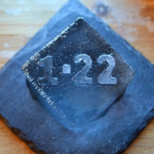 Personalized whiskey ice, Customized groomsmen gift, Custom gift for best man, Custom ice stamp alternative, Custom ice mold