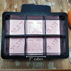 Personalized Fathers Day gift idea 2023 | Custom silicone whiskey ice cube mold, Personalized whiskey gift for Dad, Monogram custom ice mold