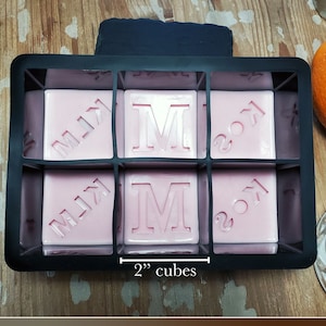 Personalized Fathers Day gift idea 2025 | Custom silicone whiskey ice cube mold, Personalized whiskey gift for Dad, Monogram custom ice mold