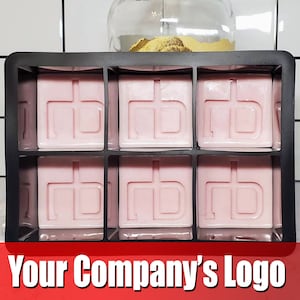 Custom logo whiskey ice mold, Whiskey ice cubes with your company&#39;s logo, Personalized corporate gift, Logo ice cubes, Custom silicone mold