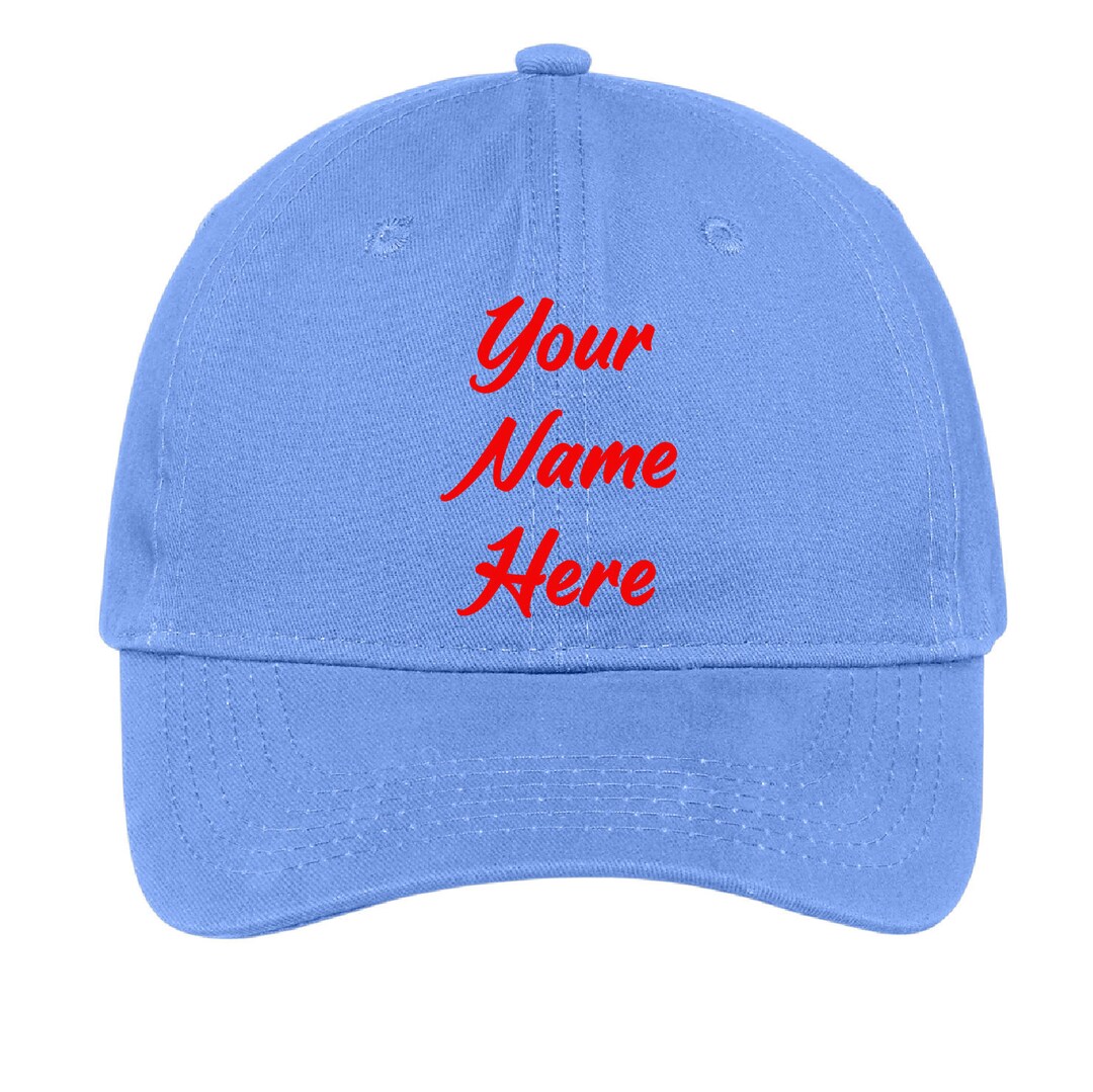 Custom Embroidered Caps With Personalized Text Dad Hats, Polo Golf